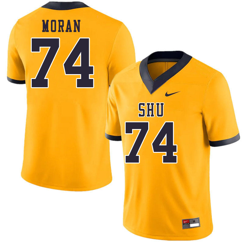 Men-Youth #74 Chris Moran Siena Heights Saints 2023 College Football Jerseys Stitched-Gold